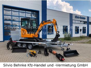 New Mini excavator, Plant trailer BK2800ASR inkl. Anhänger *ZUBEHÖR*YANMAR*KABINE*: picture 1