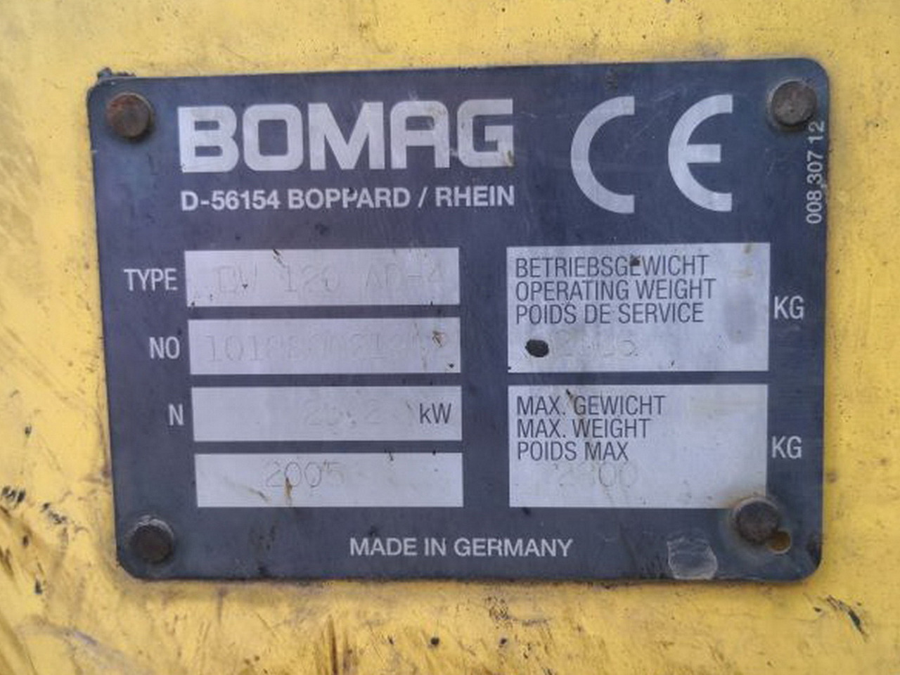 BOMAG BW120-AD4 - Roller: picture 5