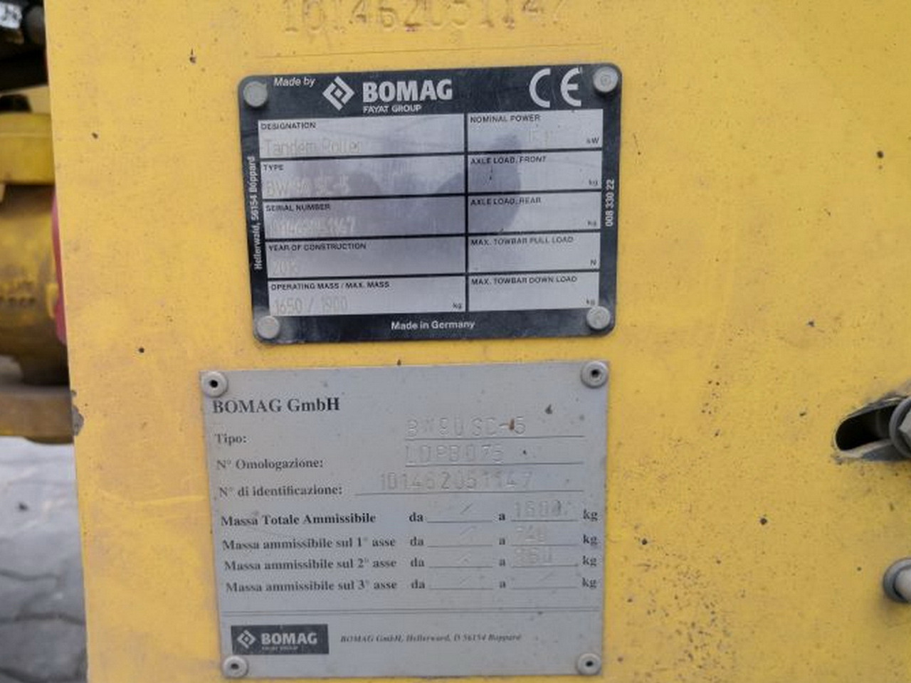 BOMAG BW90-SC5 - Roller: picture 4