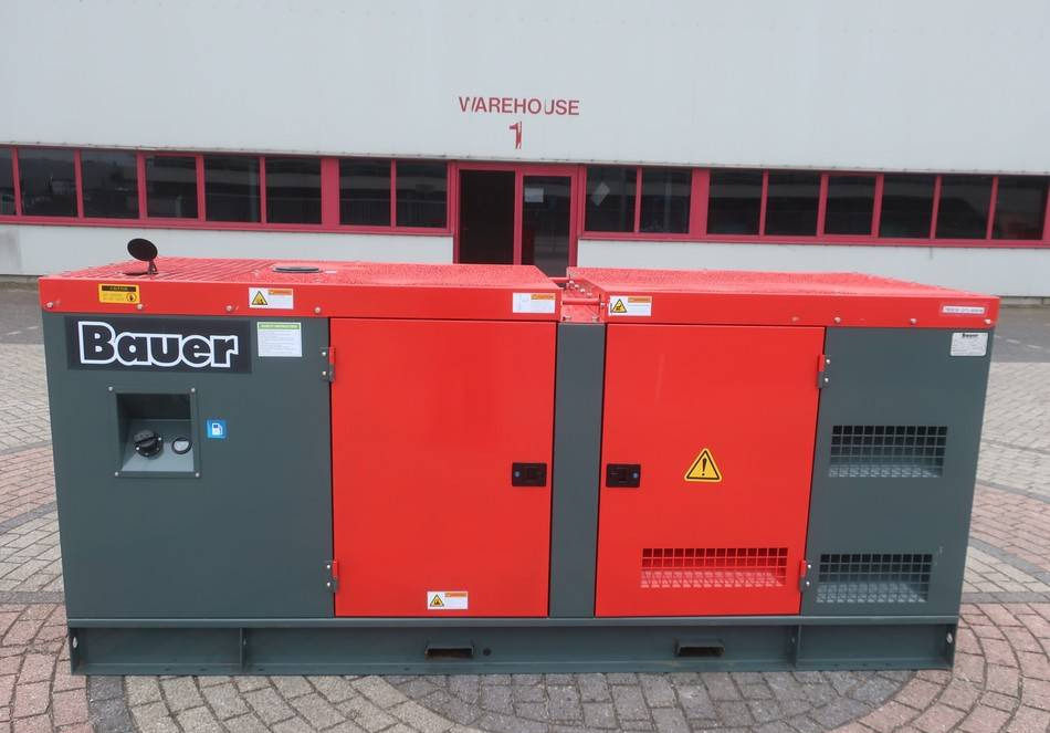 Bauer GFS-90KW Diesel Generator 112KVA ATS 400/230V NEW  - Generator set: picture 1