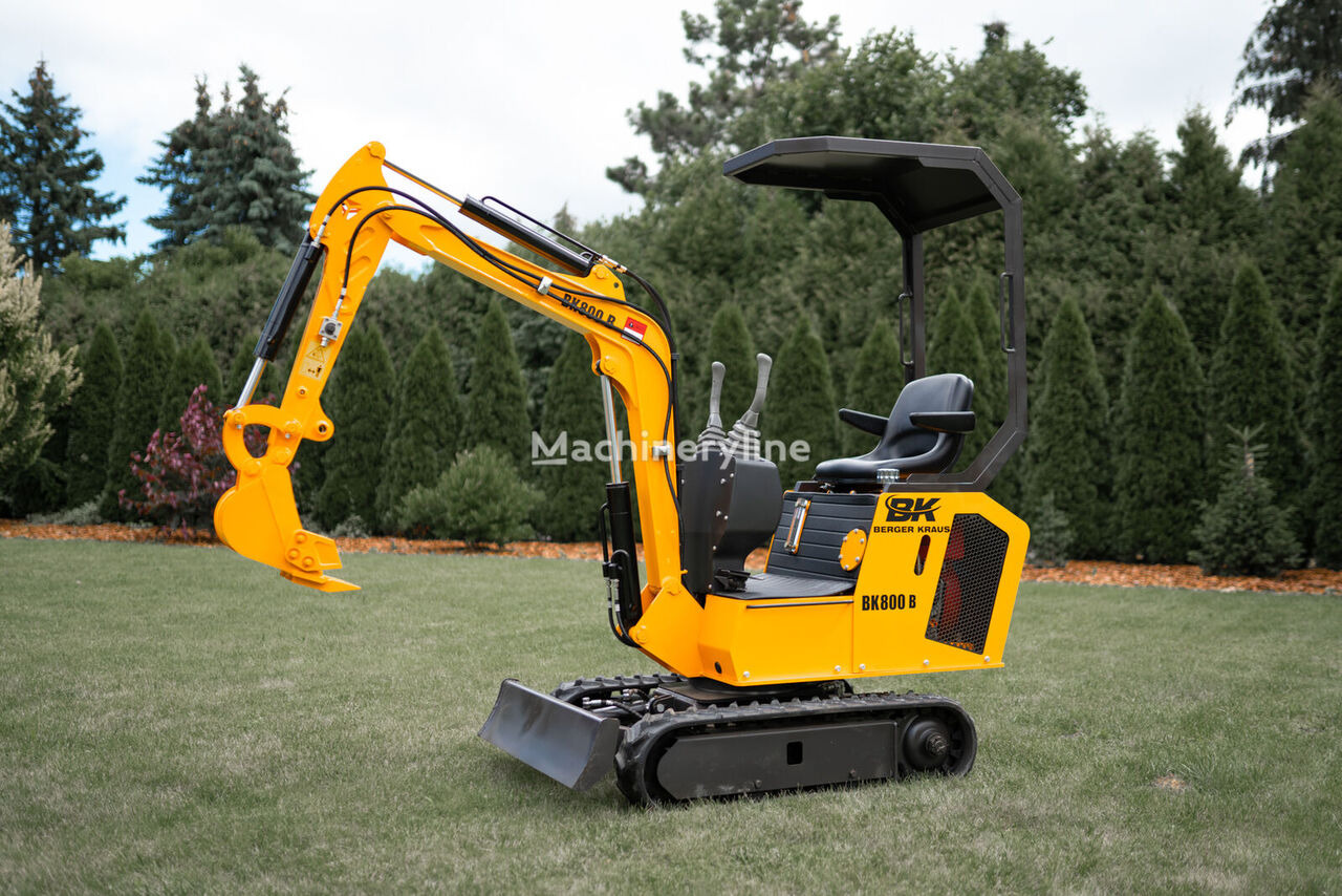 Berger Kraus Mini Excavator BK800B with FULL equipment - Mini excavator: picture 2