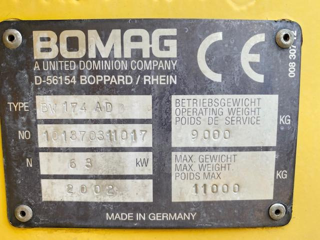 Bomag BW 174 AD  - Road roller: picture 5