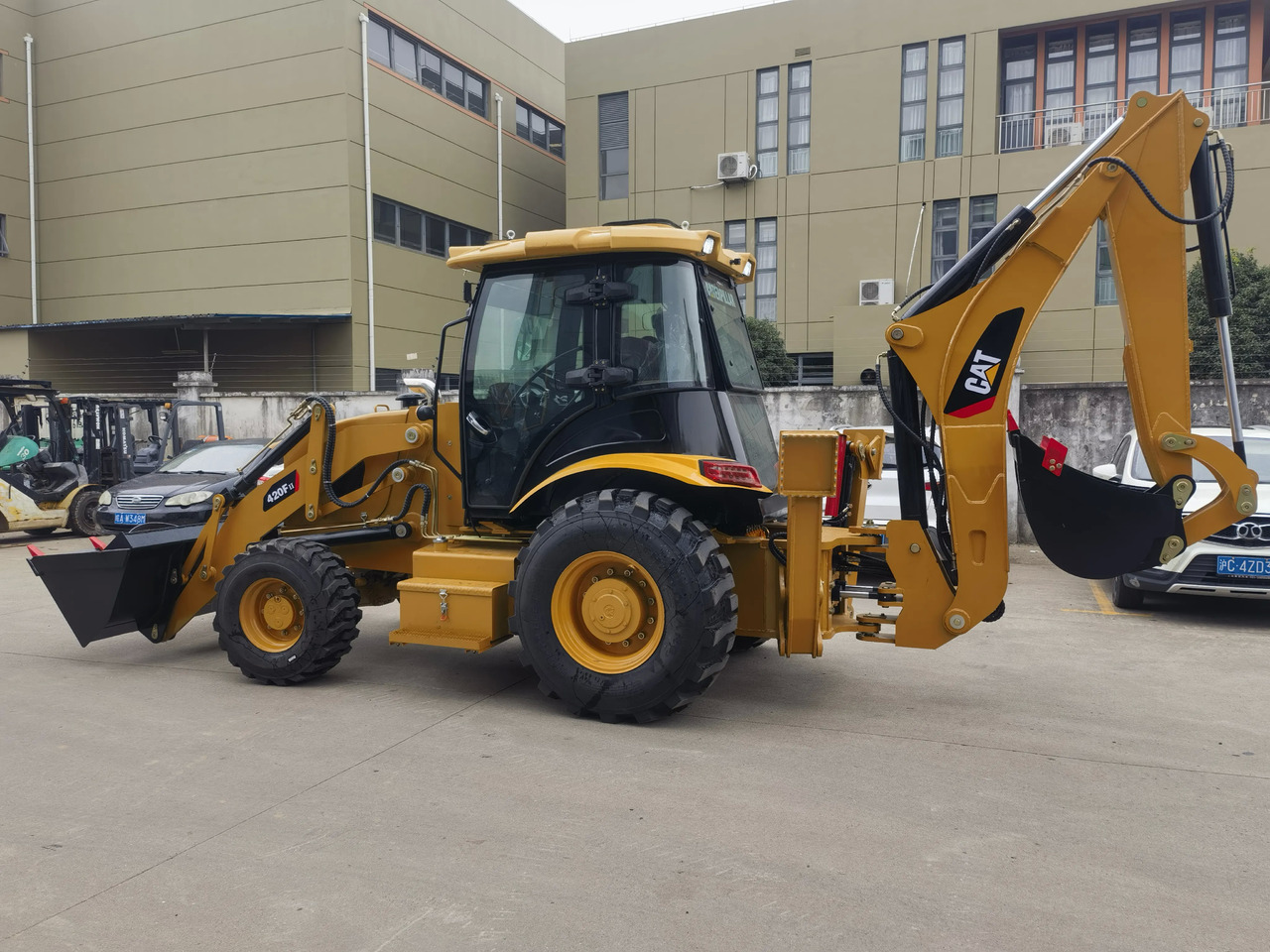 Cat used backhoe loader 420F secondhand machine CAT 420F cheap price for sale - Backhoe loader: picture 5