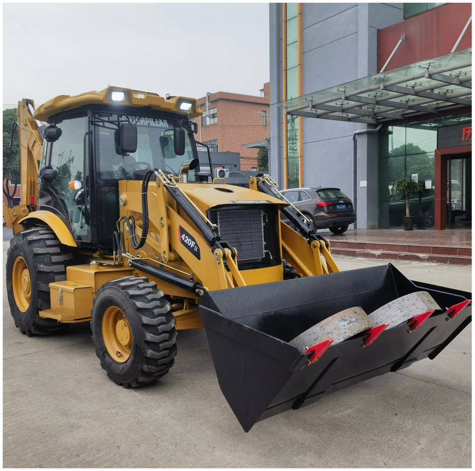 Cat used backhoe loader 420F secondhand machine CAT 420F cheap price for sale - Backhoe loader: picture 1