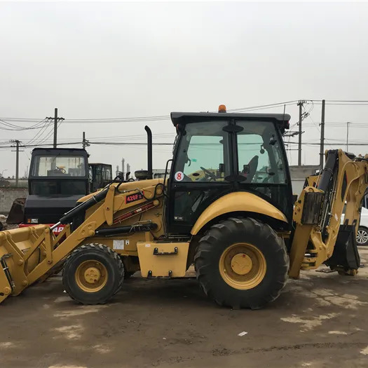 China Price Used 4x4 backhoe loader CAT 420F wheel Backhoe loaders - Backhoe loader: picture 4