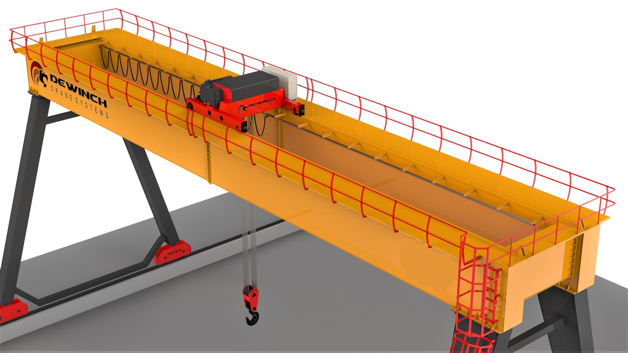 DEWINCH 10 ton -5 Ton Gantry Crane  -Monorail Crane -Single Girder Crane - Gantry crane: picture 4