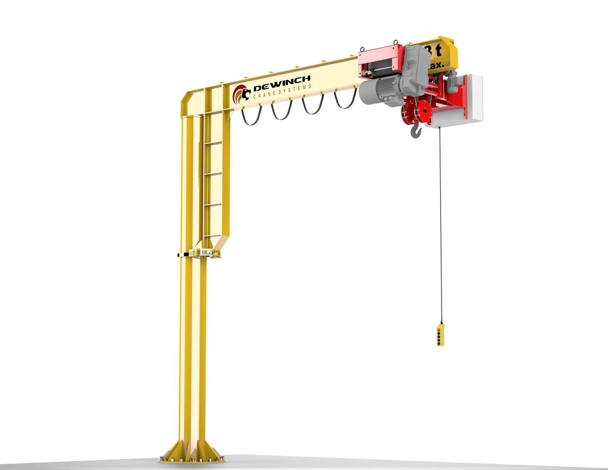 DEWINCH Cable Pulling Winch-JIB Crane - Gantry crane: picture 5