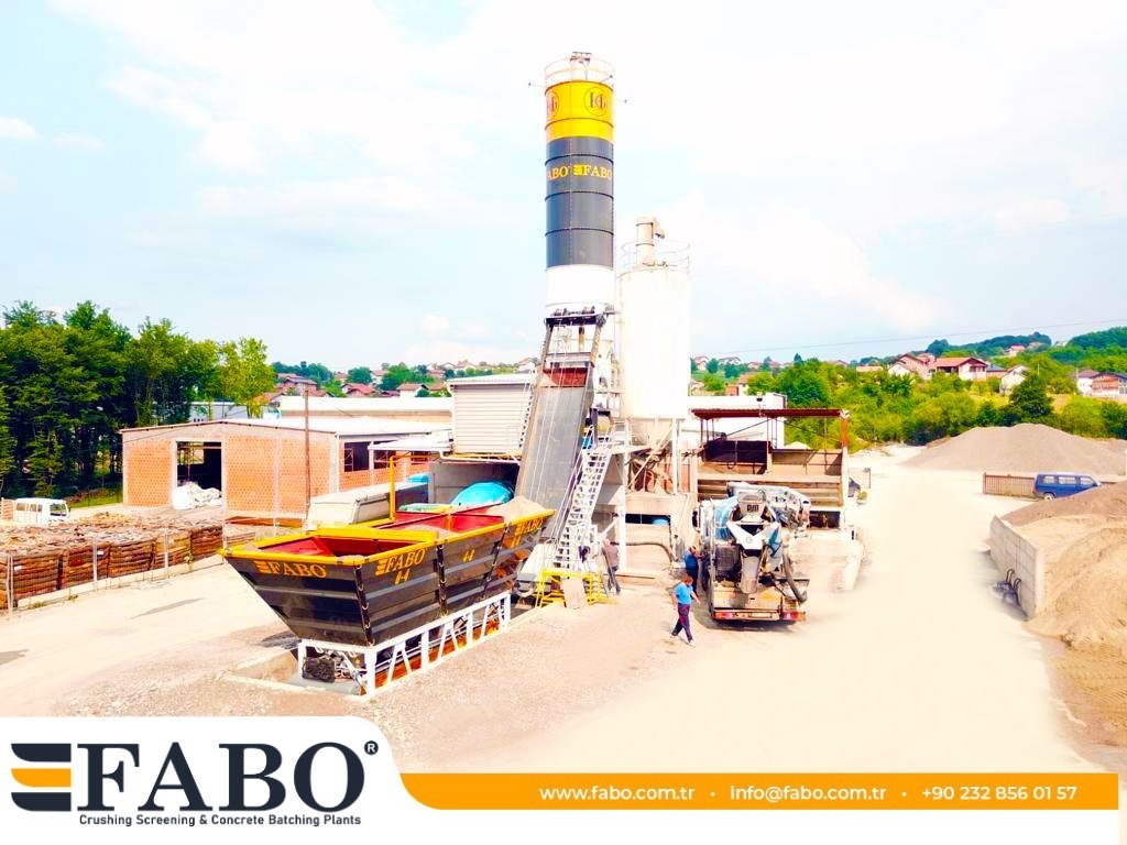 FABO 60m³ Ready-Mix Concrete Batching Plant - Concrete plant: picture 1