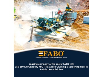 New Mining machinery FABO MOBILE CRUSHING PLANT: picture 1