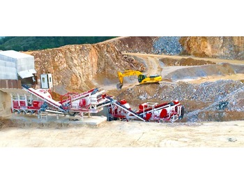 New Mobile crusher FABO PRO-150 USED MOBILE CRUSHING PLANT FOR LIMESTONE: picture 1