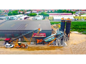 New Concrete plant FABO TURBOMIX-100 Mobile Concrete Batching Plant from Stock: picture 1