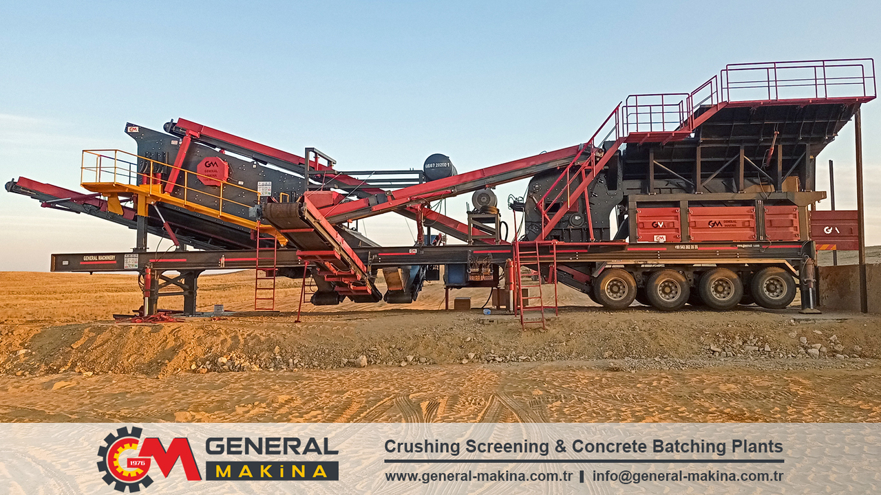 New Mobile crusher GENERAL MAKİNA HOT Sale Crushing Plants: picture 7