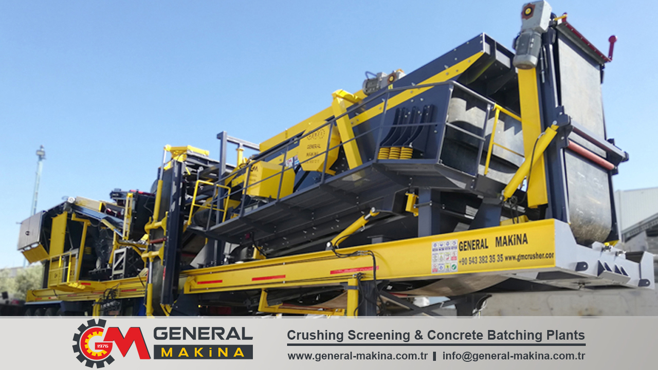 New Mobile crusher GENERAL MAKİNA HOT Sale Crushing Plants: picture 8