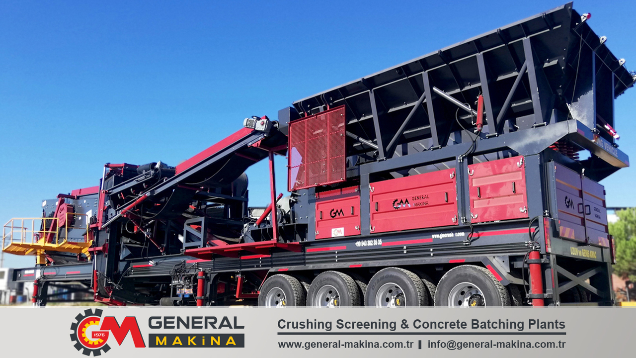 New Mobile crusher GENERAL MAKİNA HOT Sale Crushing Plants: picture 9