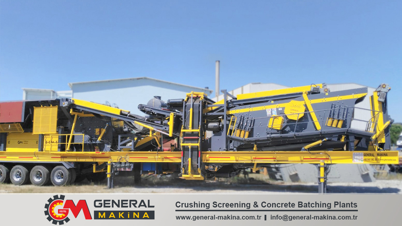New Mobile crusher GENERAL MAKİNA HOT Sale Crushing Plants: picture 11