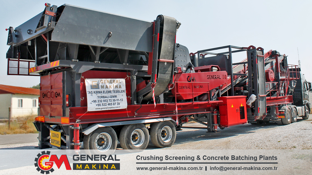 New Mobile crusher GENERAL MAKİNA HOT Sale Crushing Plants: picture 3