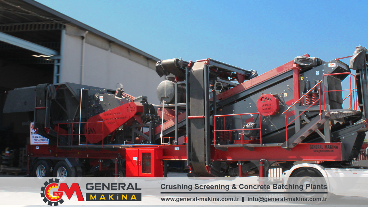 New Mobile crusher GENERAL MAKİNA HOT Sale Crushing Plants: picture 6