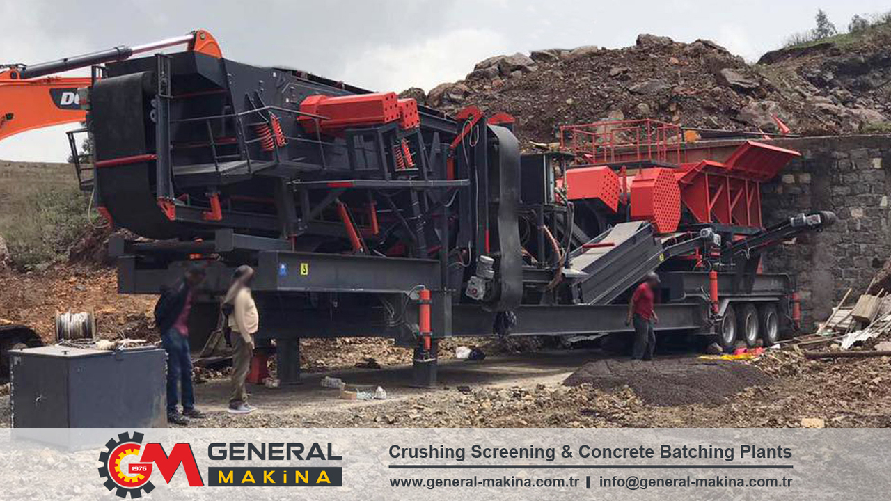 General Makina 944 Portable Crushing Plant With Cone Crusher - Cone crusher: picture 1
