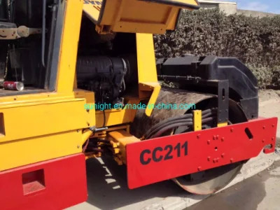 Good Price 3 Ton Mini Vibratory Road Roller Dynapac Cc211 Tandem-Drum Road Roller - Road roller: picture 4