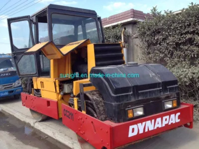 Good Price 3 Ton Mini Vibratory Road Roller Dynapac Cc211 Tandem-Drum Road Roller - Road roller: picture 2