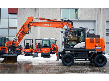 Hitachi ZX140W-6 PYÖRITTÄJÄLLÄ  - Wheel excavator: picture 1