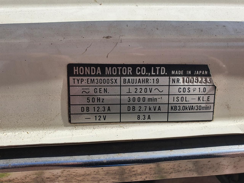 Honda stroomaggregaat - Air compressor: picture 5