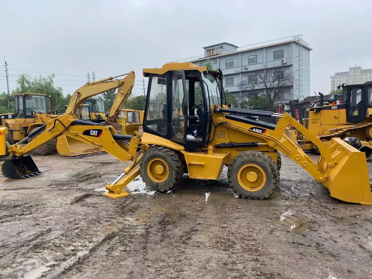 Hot sell Cheap Backhoe Loader Secondhand Caterpillar 420f 420f2 420E 416E backhoe loaders - Backhoe loader: picture 3