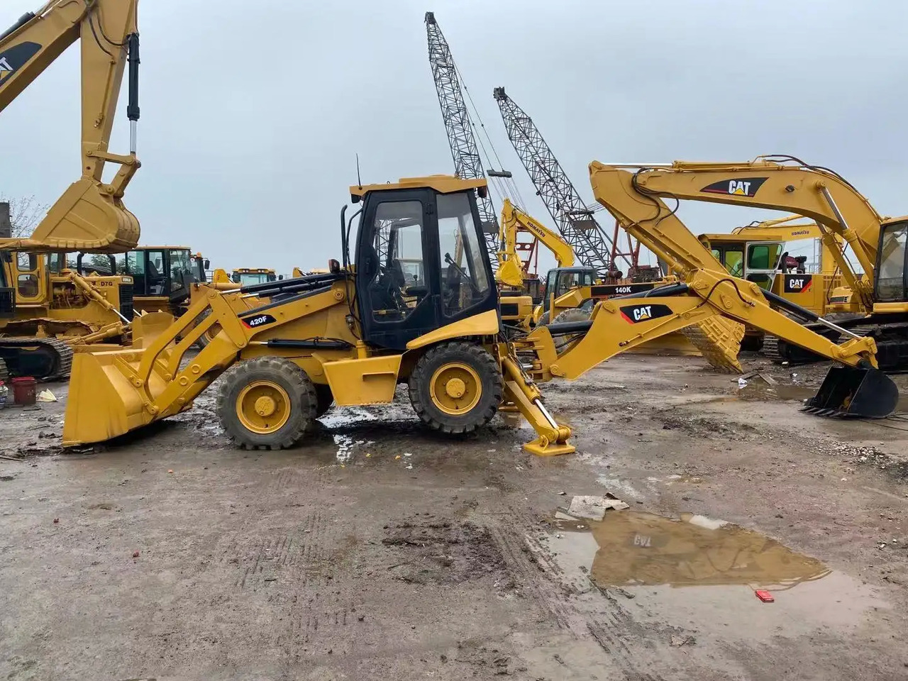 Hot sell Cheap Backhoe Loader Secondhand Caterpillar 420f 420f2 420E 416E backhoe loaders - Backhoe loader: picture 2