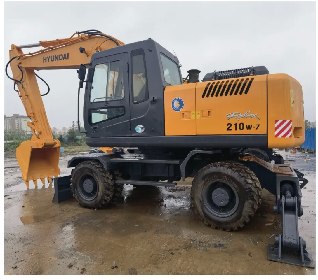 Hyundai 210W-7 used excavators secondhand wheel excavator machine 210W-7 150W-7 for sale - Wheel excavator: picture 1