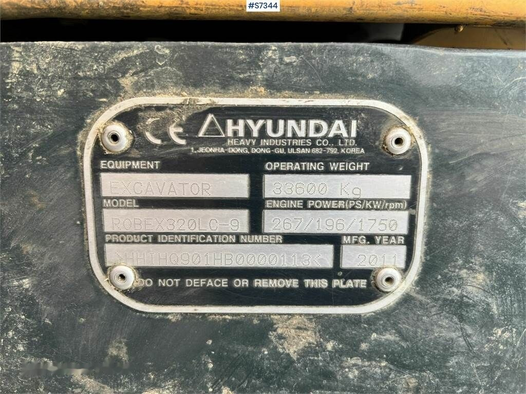 Crawler excavator Hyundai 320LC-9 Excavator: picture 50
