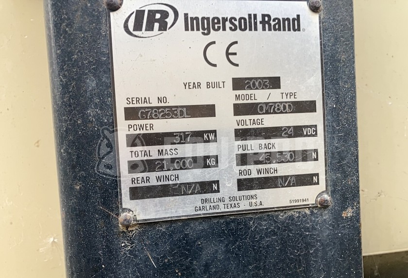 Ingersoll Rand CM 780D Drill - Drilling rig: picture 5