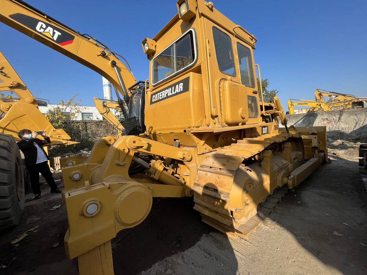 Japan made bulldozer caterpillar D6G D6M D7H D7R D5K used Bulldozer with winch for sale - Bulldozer: picture 3