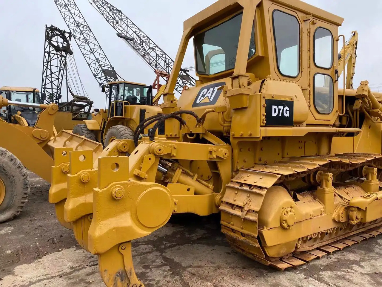 Japan used cat d7g bulldozer caterpillar d7g crawler dozer - Bulldozer: picture 4
