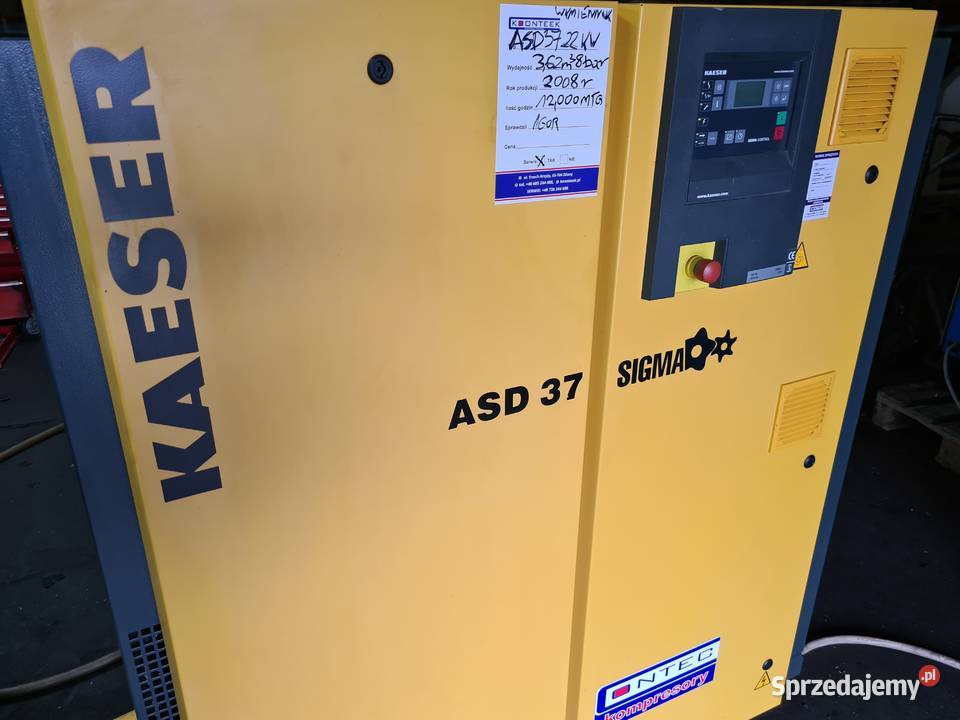 Kompresor śrubowy KAESER ASD 37 - Air compressor: picture 1