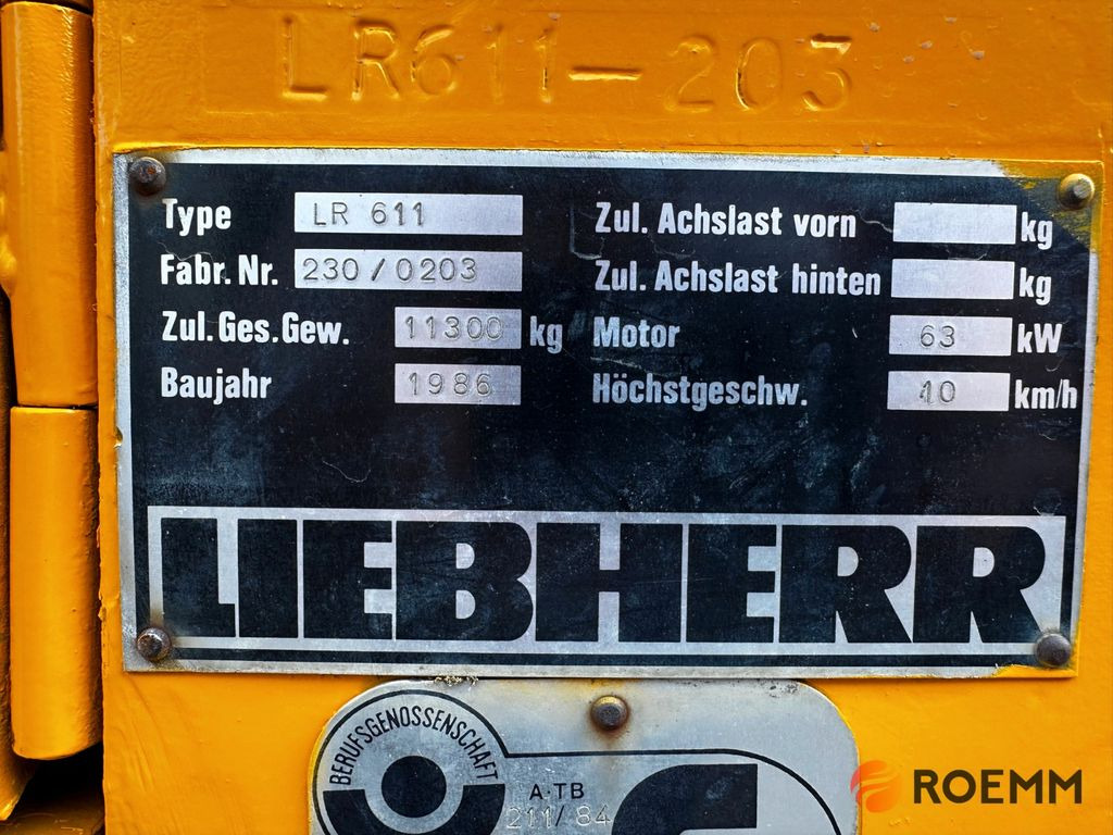 Bulldozer Liebherr LR 611 RAUPENLADER * TOP Gepflegt *: picture 14