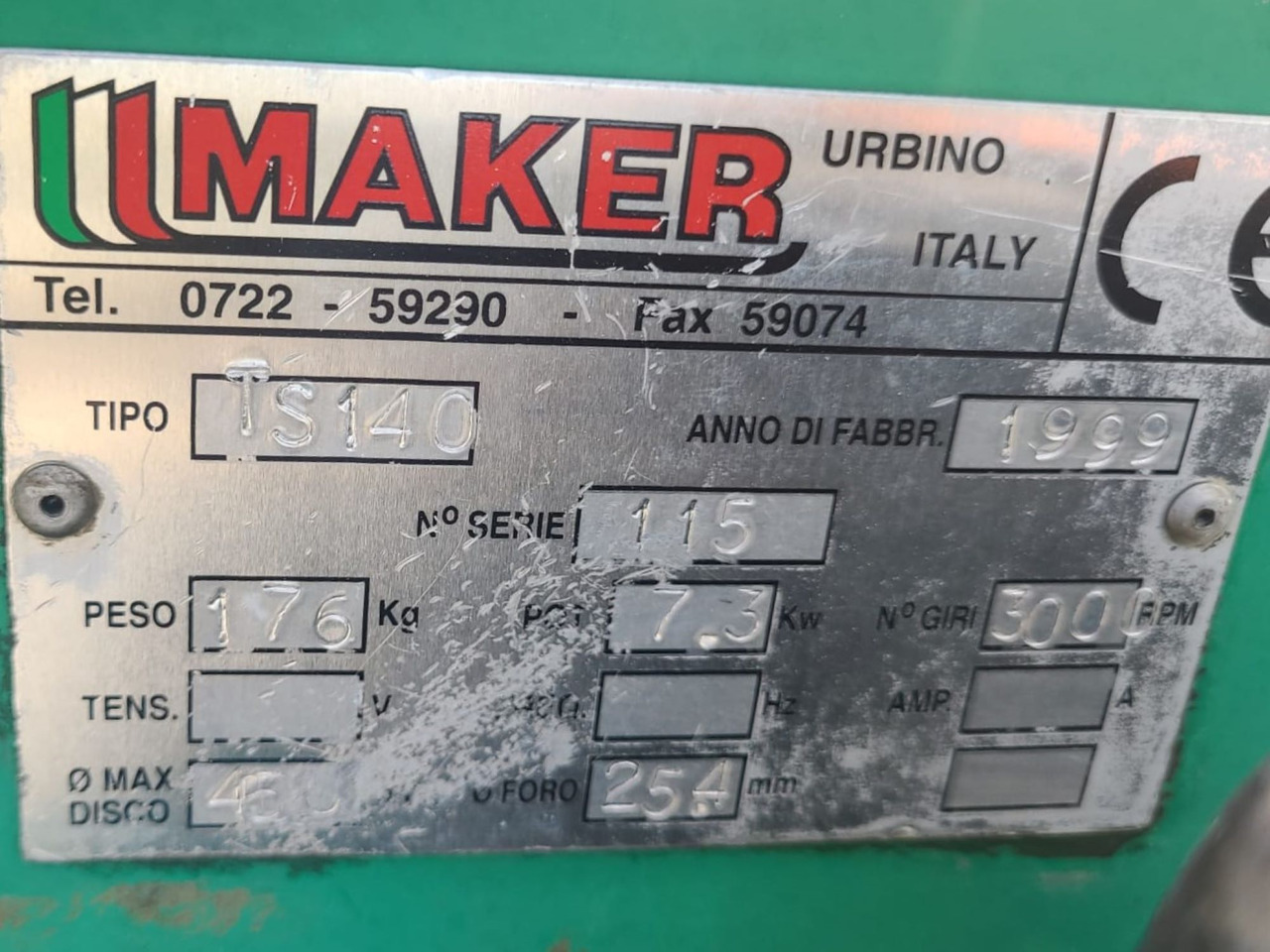 MAKER TS140 - Concrete equipment: picture 5