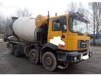 Concrete mixer truck MAN FE410A: picture 1