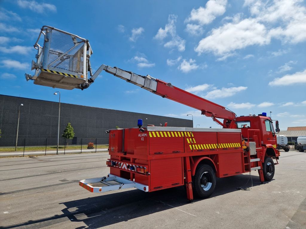 MAN LE280B 4x4 Hebebühne 24 m / Feuerwehr / Skylift  - Truck mounted aerial platform, Fire truck: picture 3