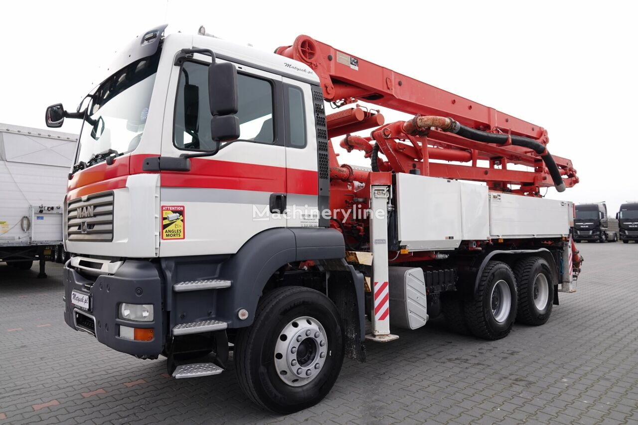 MAN TGA 26.400 / 6x4 /POMPA DO BETONU 28m / SCHWING STETTER / MANUAL - Concrete pump truck: picture 2