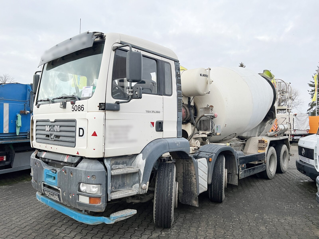 MAN TGA 35.360 8X4 BB TGA 35.360 8X4 BB, Betonmischer Karrena 10m³ - Concrete mixer truck: picture 1