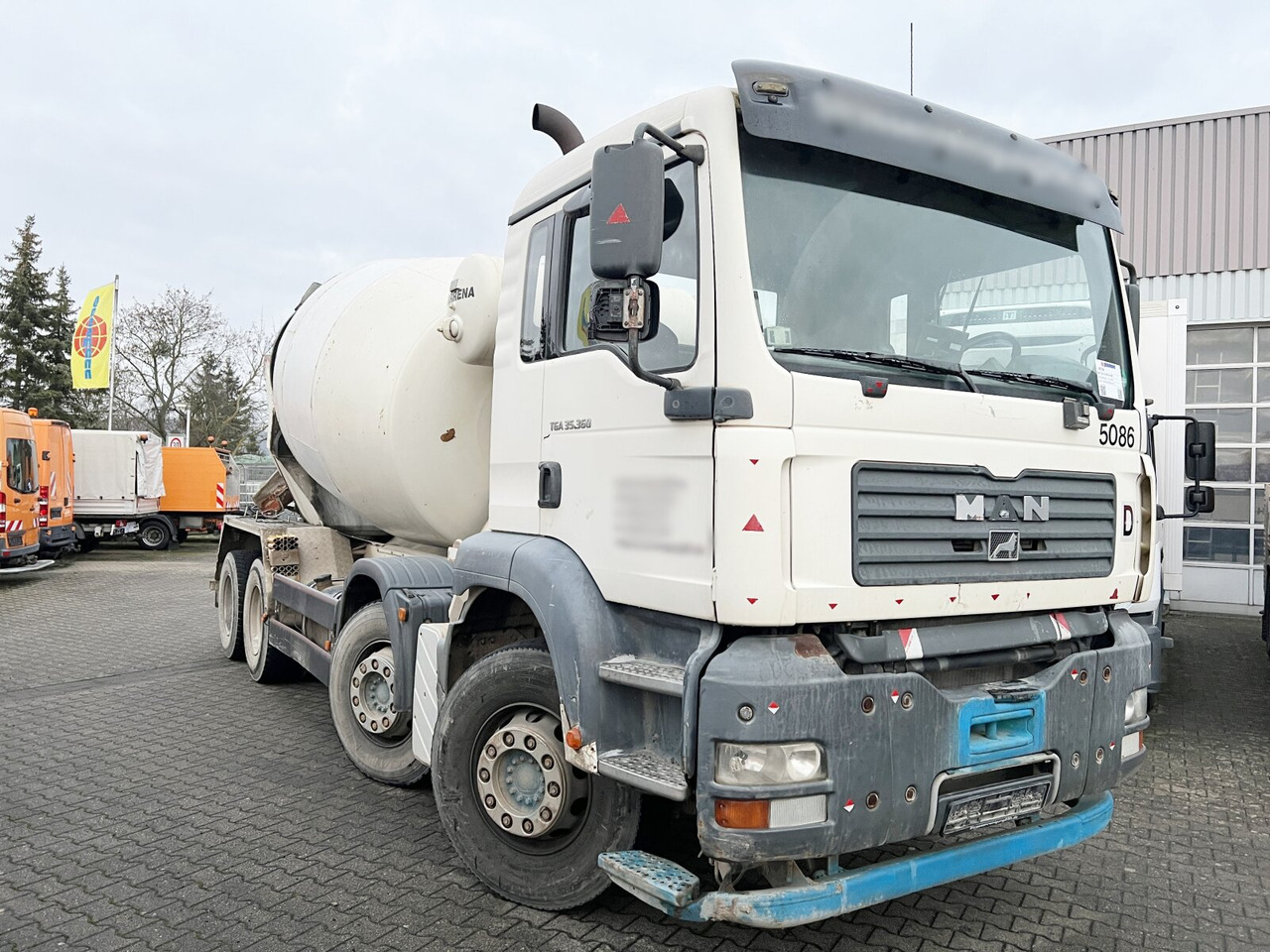 MAN TGA 35.360 8X4 BB TGA 35.360 8X4 BB, Betonmischer Karrena 10m³ - Concrete mixer truck: picture 5