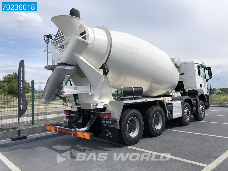 New Concrete mixer truck MAN TGS 35.430 8X4 10m3 FML mixer Euro 6: picture 7