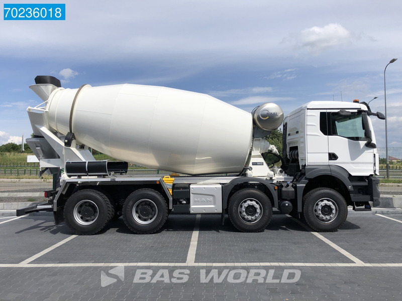 New Concrete mixer truck MAN TGS 35.430 8X4 10m3 FML mixer Euro 6: picture 10