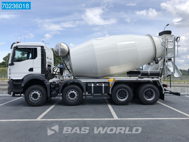 New Concrete mixer truck MAN TGS 35.430 8X4 10m3 FML mixer Euro 6: picture 9