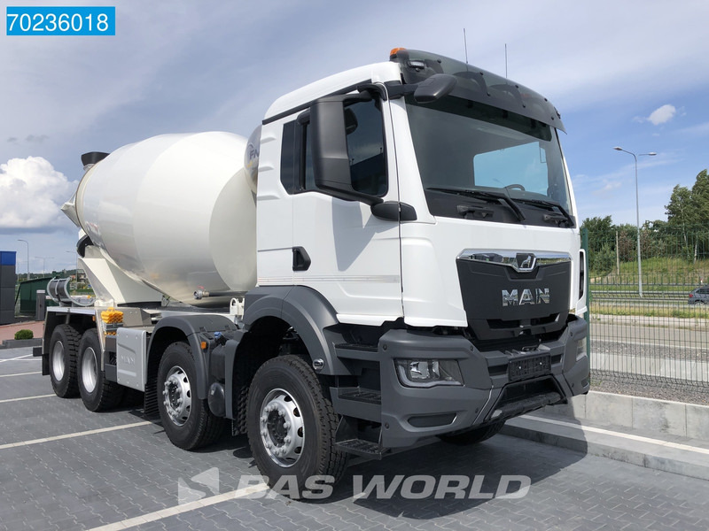 New Concrete mixer truck MAN TGS 35.430 8X4 10m3 FML mixer Euro 6: picture 4