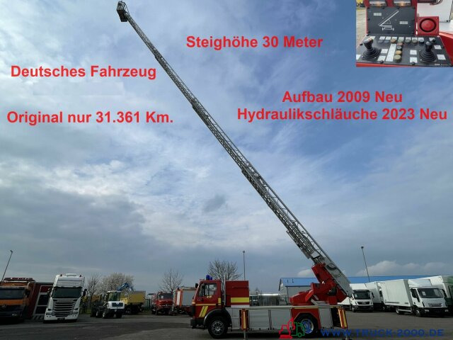 Mercedes-Benz 1422 Metz Feuerwehr Leiter 30 m. nur 31.361 Km. - Truck mounted aerial platform: picture 1