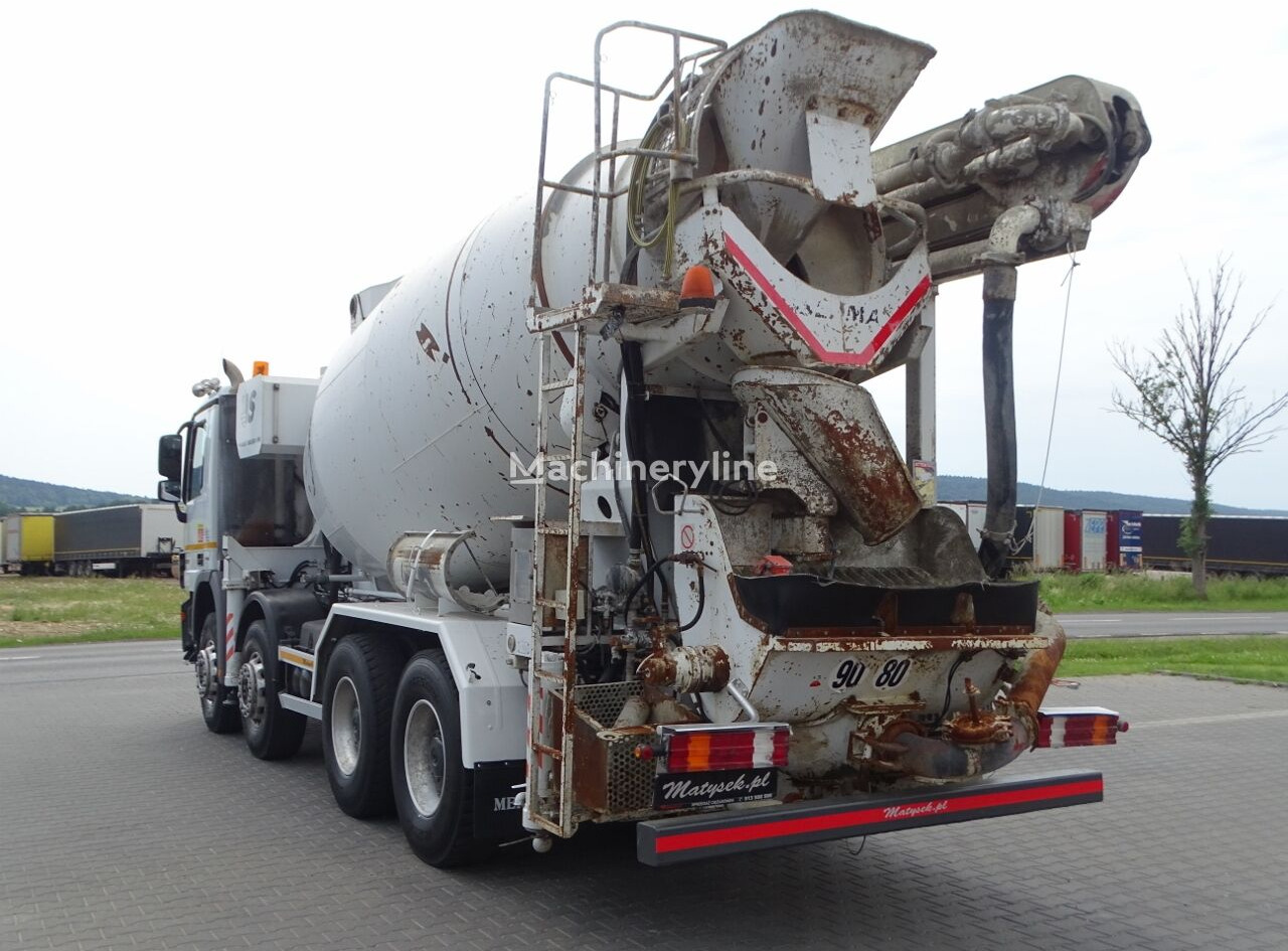 Mercedes-Benz ACTROS 3241 / CEMENTMIXER + PUMP SERMAC 3Z24 - 24 M / EURO 5 / R - Concrete mixer truck: picture 4