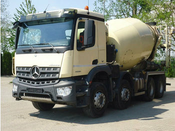 Concrete mixer truck Mercedes-Benz AROCS 3236 8x4 EURO6 Betonmischer STETTER 9m3: picture 1