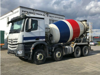 Concrete mixer truck Mercedes-Benz Actros neu 3240 8x4 Betonmischer Liebherr 9 m³: picture 1