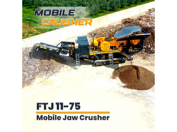 FABO FTJ-1175 TRACKED JAW CRUSHER 150-300 TPH | AVAILABLE IN STOCK - Mobile crusher